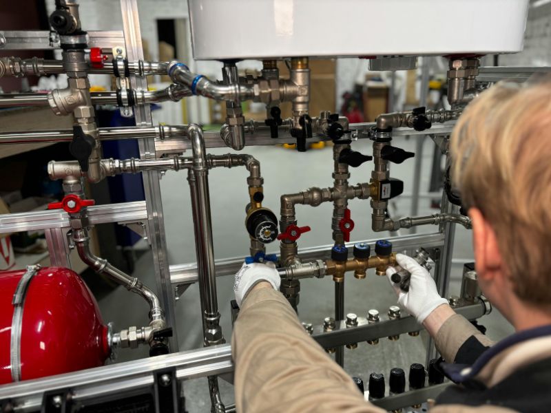 Sewer line inspection using professional camera equipment